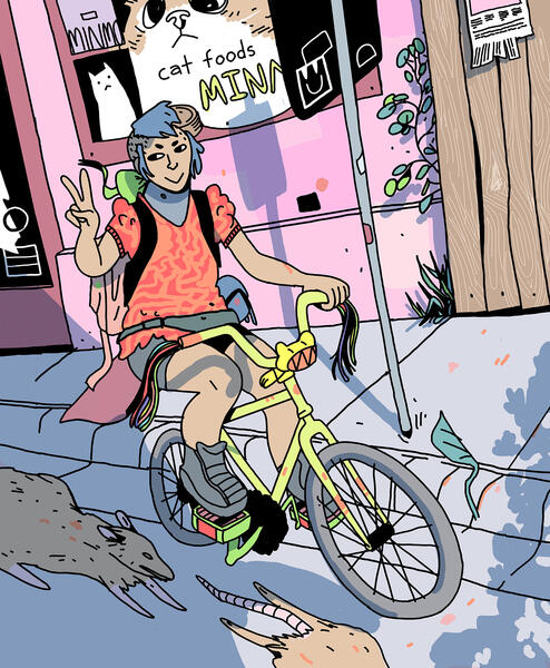 biking is anti-fossil fuels